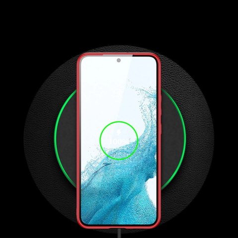 Dux Ducis Yolo eleganckie etui pokrowiec ze skóry ekologicznej Samsung Galaxy S22 czerwony Dux Ducis Yolo eleganckie etui pokrowiec ze skóry ekologicznej Samsung Galaxy S22 czerwony