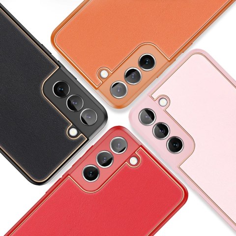 Dux Ducis Yolo eleganckie etui pokrowiec ze skóry ekologicznej Samsung Galaxy S22 czerwony Dux Ducis Yolo eleganckie etui pokrowiec ze skóry ekologicznej Samsung Galaxy S22 czerwony