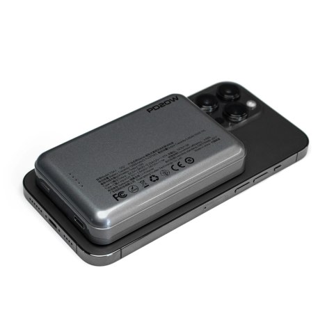 Dudao TGK1 powerbank z ładowarką bezprzewodową MagSafe 20W 10000mAh czarny (TGK1-czarny)