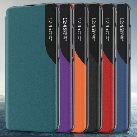 Eco Leather View Case elegancki futerał etui z klapką i funkcją podstawki Xiaomi Redmi Note 11 Pro+ 5G / 11 Pro 5G / 11 Pro czer
