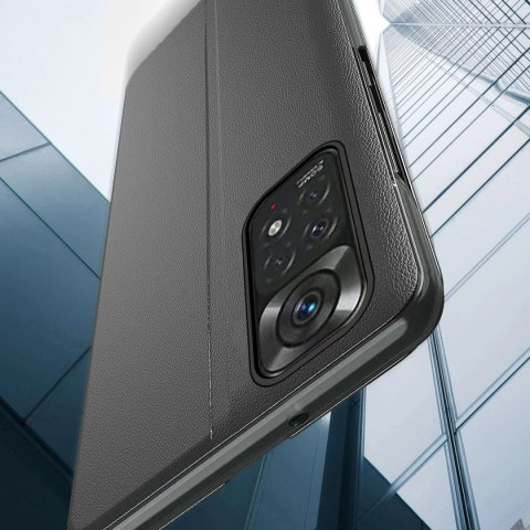 Eco Leather View Case elegancki futerał etui z klapką i funkcją podstawki Xiaomi Redmi Note 11 Pro+ 5G / 11 Pro 5G / 11 Pro czer