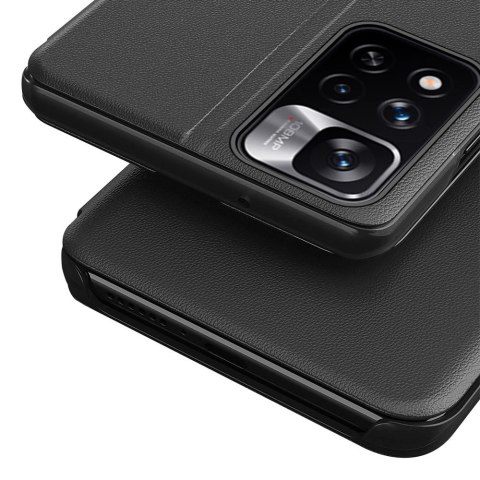 Eco Leather View Case elegancki futerał etui z klapką i funkcją podstawki Xiaomi Redmi Note 11S / Note 11 czarny Eco Leather View Case elegancki futerał etui z klapką i funkcją podstawki Xiaomi Redmi Note 11S / Note 11 czarny