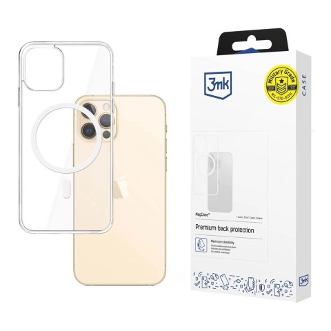 Etui 3mk Mag Case z MagSafe na iPhone 12 Pro Max - przezroczyste Etui 3mk Mag Case z MagSafe na iPhone 12 Pro Max - przezroczyste
