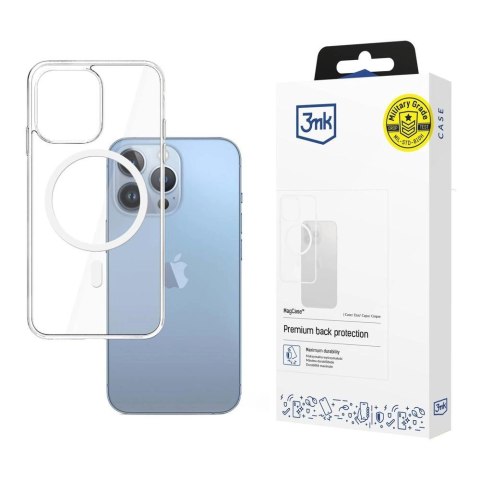 Etui 3mk Mag Case z MagSafe na iPhone 13 Pro - przezroczyste Etui 3mk Mag Case z MagSafe na iPhone 13 Pro - przezroczyste