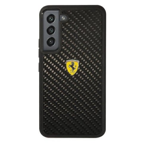 Etui Ferrari On Track Real Carbon na Samsung Galaxy S22+ - czarne