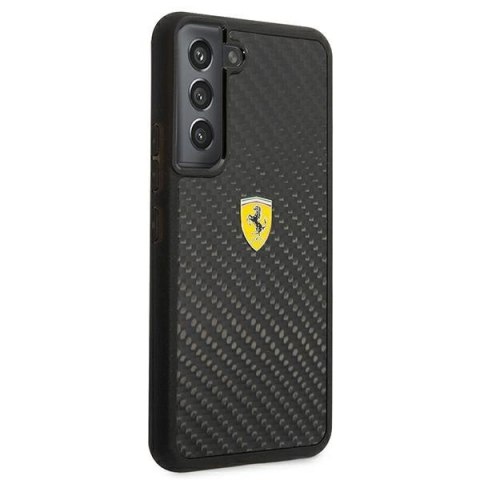 Etui Ferrari On Track Real Carbon na Samsung Galaxy S22+ - czarne