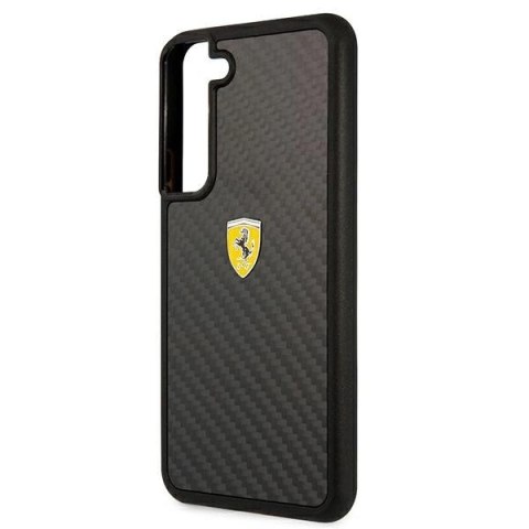 Etui Ferrari On Track Real Carbon na Samsung Galaxy S22+ - czarne