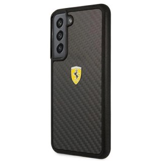 Etui Ferrari On Track Real Carbon na Samsung Galaxy S22 - czarne