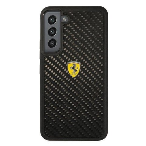 Etui Ferrari On Track Real Carbon na Samsung Galaxy S22 - czarne