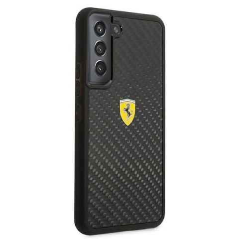Etui Ferrari On Track Real Carbon na Samsung Galaxy S22 - czarne