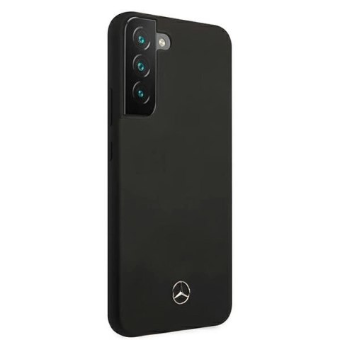 Etui Mercedes Silicone Line na Samsung Galaxy S22+ - czarne Etui Mercedes Silicone Line na Samsung Galaxy S22+ - czarne