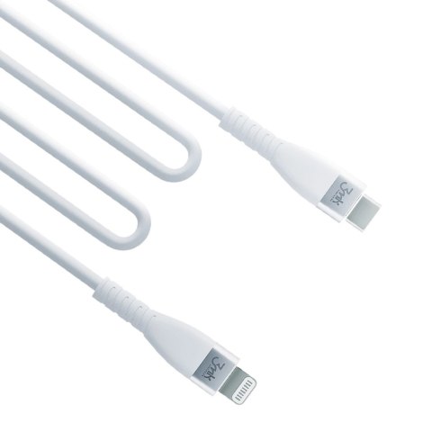Kabel 3mk Hyper Silicone Cable USB-C / Lightning 20W 3A - biały Kabel 3mk Hyper Silicone Cable USB-C / Lightning 20W 3A - biały