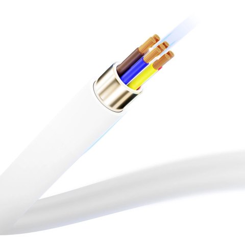 Kabel 3mk Hyper Silicone Cable USB-C / Lightning 20W 3A - biały Kabel 3mk Hyper Silicone Cable USB-C / Lightning 20W 3A - biały