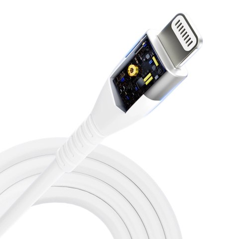 Kabel 3mk Hyper Silicone Cable USB-C / Lightning 20W 3A - biały Kabel 3mk Hyper Silicone Cable USB-C / Lightning 20W 3A - biały
