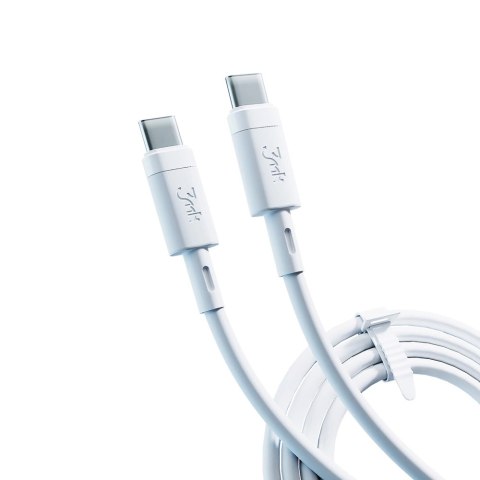 Kabel 3mk Hyper Silicone Cable USB-C / USB-C 60W 3A - biały Kabel 3mk Hyper Silicone Cable USB-C / USB-C 60W 3A - biały