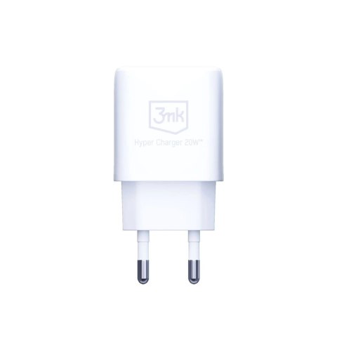 Ładowarka sieciowa 3mk Hyper Charger 20W USB-C USB-A - biała Ładowarka sieciowa 3mk Hyper Charger 20W USB-C USB-A - biała
