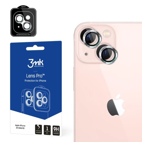 Osłona aparatu 3mk Lens Protection Pro na iPhone 13 mini / iPhone 13 - srebrna Osłona aparatu 3mk Lens Protection Pro na iPhone 13 mini / iPhone 13 - srebrna
