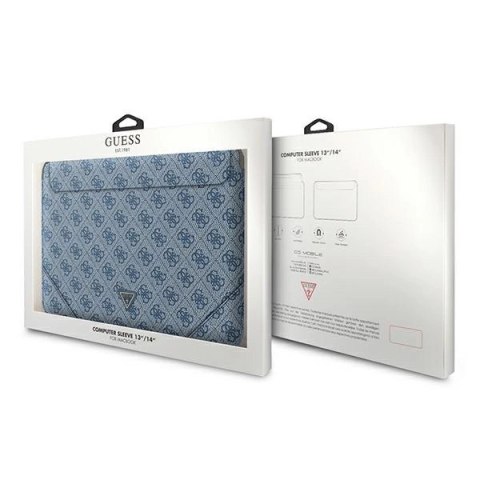 Pokrowiec Guess 4G Uptown Triangle Logo na laptopa 13-14'' - niebieski Pokrowiec Guess 4G Uptown Triangle Logo na laptopa 13-14'' - niebieski