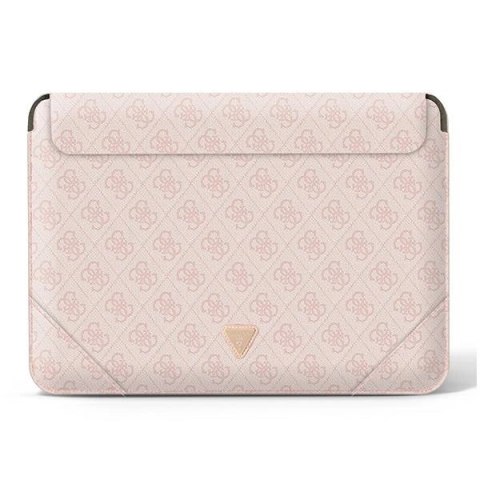 Pokrowiec Guess 4G Uptown Triangle Logo na laptopa 13-14'' - różowy Pokrowiec Guess 4G Uptown Triangle Logo na laptopa 13-14'' - różowy