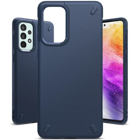 Ringke Onyx wytrzymałe etui pokrowiec Samsung Galaxy A73 granatowy Ringke Onyx wytrzymałe etui pokrowiec Samsung Galaxy A73 granatowy