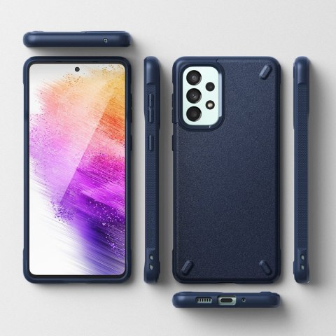 Ringke Onyx wytrzymałe etui pokrowiec Samsung Galaxy A73 granatowy Ringke Onyx wytrzymałe etui pokrowiec Samsung Galaxy A73 granatowy
