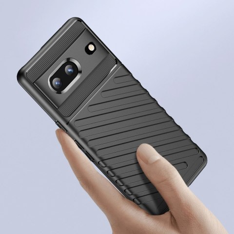 Thunder Case elastyczne pancerne etui pokrowiec Google Pixel 7 czarny Thunder Case elastyczne pancerne etui pokrowiec Google Pixel 7 czarny