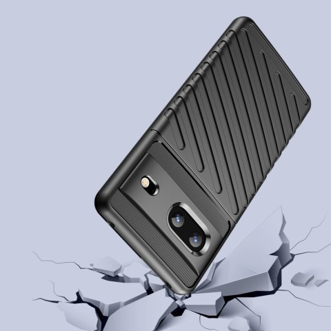 Thunder Case elastyczne pancerne etui pokrowiec Google Pixel 7 czarny Thunder Case elastyczne pancerne etui pokrowiec Google Pixel 7 czarny