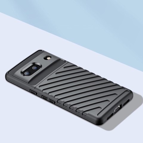 Thunder Case elastyczne pancerne etui pokrowiec Google Pixel 7 czarny Thunder Case elastyczne pancerne etui pokrowiec Google Pixel 7 czarny