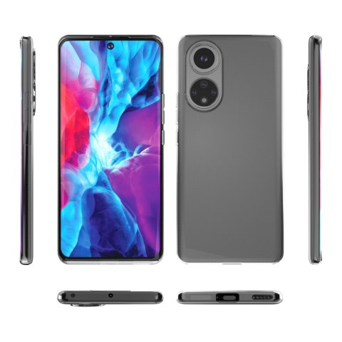 Żelowy pokrowiec etui Ultra Clear 0.5mm Honor 50 Pro przezroczysty Żelowy pokrowiec etui Ultra Clear 0.5mm Honor 50 Pro przezroczysty