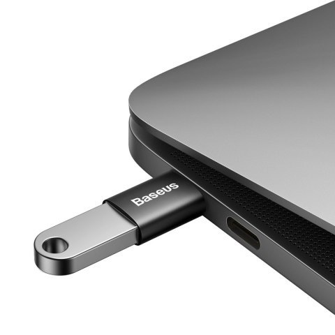Adapter Baseus Ingenuity Series z USB-C do USB-A 10Gb/s - czarny Adapter Baseus Ingenuity Series z USB-C do USB-A 10Gb/s - czarny