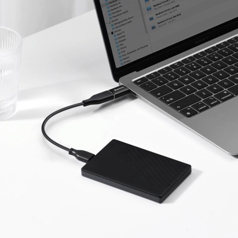 Adapter Baseus Ingenuity Series z USB-C do USB-A 10Gb/s - czarny Adapter Baseus Ingenuity Series z USB-C do USB-A 10Gb/s - czarny