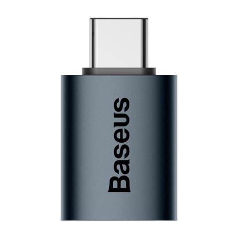 Adapter Baseus Ingenuity Series z USB-C do USB-A 10Gb/s - niebieski Adapter Baseus Ingenuity Series z USB-C do USB-A 10Gb/s - niebieski