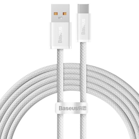 Baseus Dynamic Series kabel USB - USB Typ C 100W 2m biały (CALD000702) Baseus Dynamic Series kabel USB - USB Typ C 100W 2m biały (CALD000702)