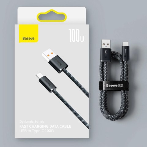 Baseus Dynamic Series kabel USB - USB Typ C 100W 2m biały (CALD000702) Baseus Dynamic Series kabel USB - USB Typ C 100W 2m biały (CALD000702)