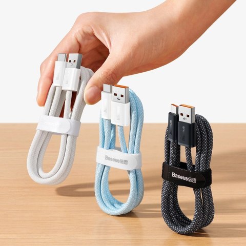 Baseus Dynamic Series kabel USB - USB Typ C 100W 2m biały (CALD000702) Baseus Dynamic Series kabel USB - USB Typ C 100W 2m biały (CALD000702)