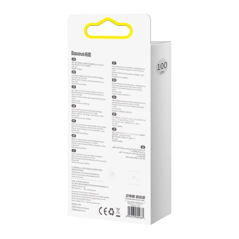 Baseus Explorer Series kabel przewód USB Typ C - Lightning 20W 1m czarny (CATS000001)