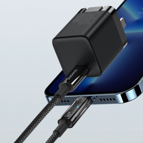 Baseus Explorer Series kabel przewód USB Typ C - Lightning 20W 1m czarny (CATS000001)