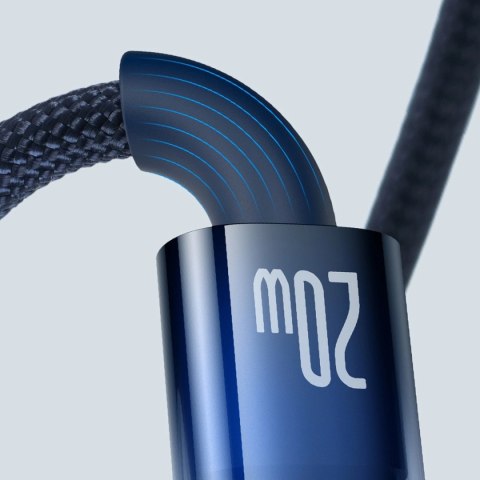 Baseus Explorer Series kabel przewód USB Typ C - Lightning 20W 1m czarny (CATS000001)