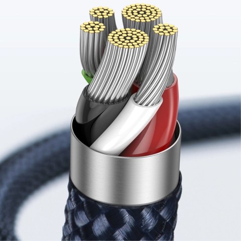 Baseus Explorer Series kabel przewód USB Typ C - Lightning 20W 1m czarny (CATS000001)