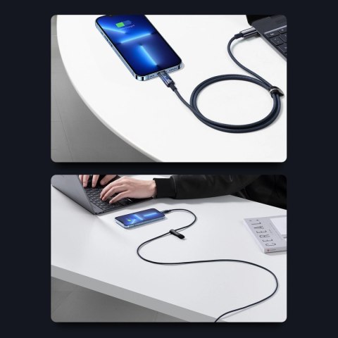 Baseus Explorer Series kabel przewód USB Typ C - Lightning 20W 1m czarny (CATS000001)