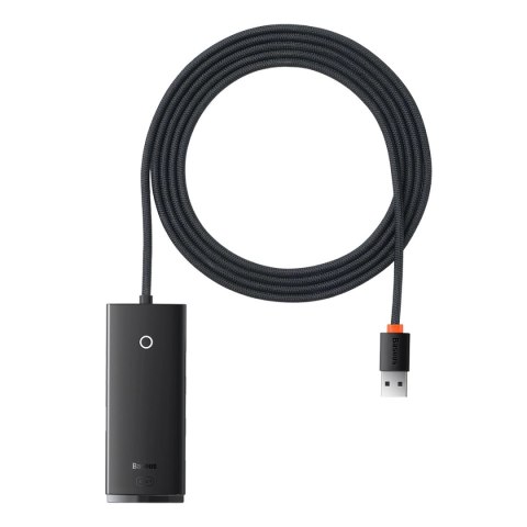 Baseus Lite Series HUB 4-Portowy (USB-A do 4xUSB-A 3.0) 2m czarny (WKQX030201) Baseus Lite Series HUB 4-Portowy (USB-A do 4xUSB-A 3.0) 2m czarny (WKQX030201)