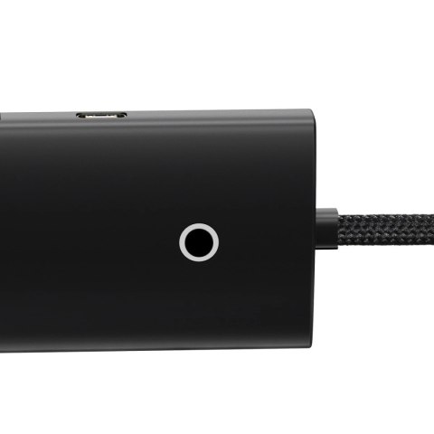 Baseus Lite Series HUB 4-Portowy (USB-A do 4xUSB-A 3.0) 2m czarny (WKQX030201) Baseus Lite Series HUB 4-Portowy (USB-A do 4xUSB-A 3.0) 2m czarny (WKQX030201)