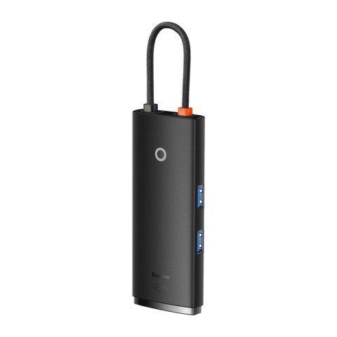 Baseus Lite Series wielofunkcyjny HUB USB Typ C - 2 x USB 3.0 / USB Typ C PD / HDMI 1,4 / SD/TF czarny (WKQX050101) Baseus Lite Series wielofunkcyjny HUB USB Typ C - 2 x USB 3.0 / USB Typ C PD / HDMI 1,4 / SD/TF czarny (WKQX050101)