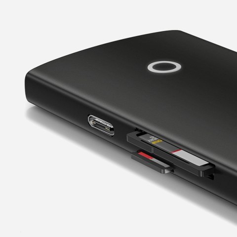 Baseus Lite Series wielofunkcyjny HUB USB Typ C - 2 x USB 3.0 / USB Typ C PD / HDMI 1,4 / SD/TF czarny (WKQX050101) Baseus Lite Series wielofunkcyjny HUB USB Typ C - 2 x USB 3.0 / USB Typ C PD / HDMI 1,4 / SD/TF czarny (WKQX050101)