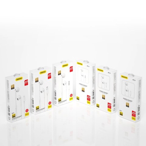Dudao X14PROL-W1 słuchawki douszne ze złączem Lightning biały (X14PROL-W1) Dudao X14PROL-W1 słuchawki douszne ze złączem Lightning biały (X14PROL-W1)