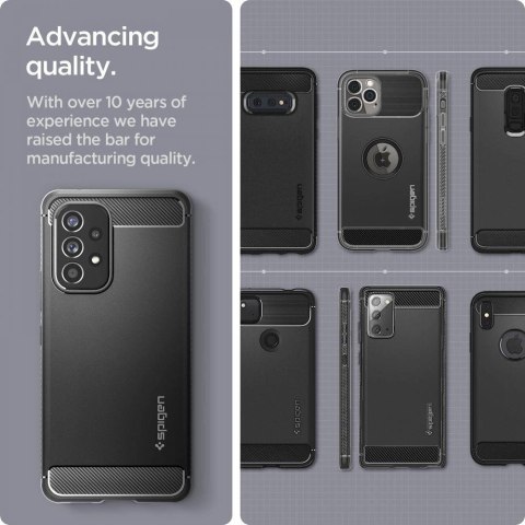 Etui Spigen Rugged Armor na Samsung Galaxy A53 5G - czarny mat