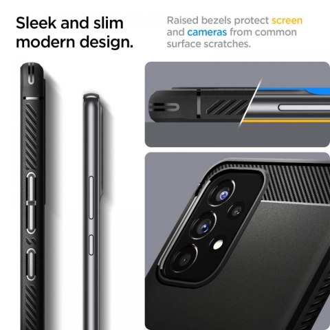 Etui Spigen Rugged Armor na Samsung Galaxy A53 5G - czarny mat