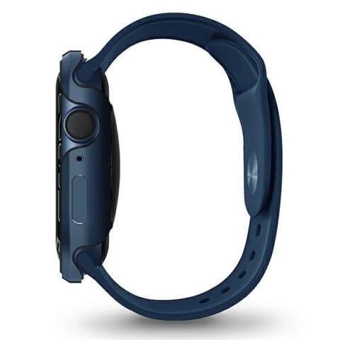 Etui UNIQ Valencia na Apple Watch 4/5/6/7/8/SE/SE2 40/41mm - niebieskie Etui UNIQ Valencia na Apple Watch 4/5/6/7/8/SE/SE2 40/41mm - niebieskie