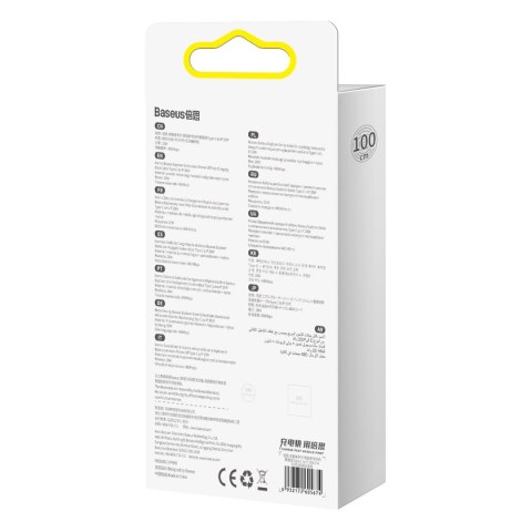 Kabel Baseus CATS000003 Lightning - USB-C 20W 480Mb/s 1m - niebieski Kabel Baseus CATS000003 Lightning - USB-C 20W 480Mb/s 1m - niebieski