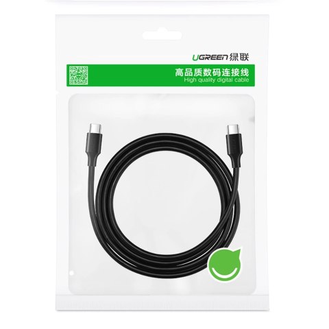 Kabel Ugreen US286 USB-C - USB-C PD QC 3A 480Mb/s 1,5m - czarny Kabel Ugreen US286 USB-C - USB-C PD QC 3A 480Mb/s 1,5m - czarny
